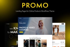 Download Promo Landing Pages for Online Products WordPress Theme
