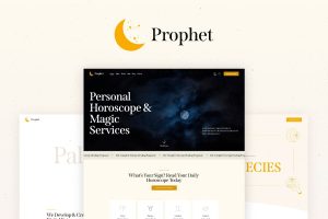 Download Prophet Horoscope,Astrology & Fortune Telling WordPress Theme