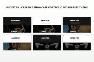 Download Pucestar - Creative Showcase Portfolio WordPress agency, clean, creative, developer, elementor, fullscreen, gallery, modern, multipage, multipurpose