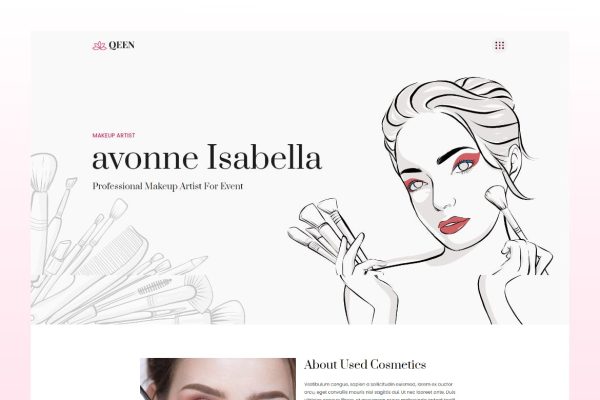 Download Qeen - Fashion Lifestyle Blog WordPress Theme Feminine Beauty, Lifestyle, Fashion, Food, Travel, Personal Magazine Blog WordPress Theme