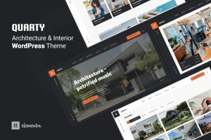 Download Quarty - Architecture & Interior Design WordPress Architecture & Interior Design Elementor WordPress Theme, WooCommerce Shop, Dark & Light Skin