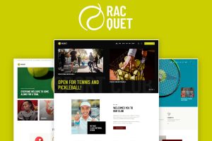 Download Racquet Tennis, Badminton & Squash WordPress Theme