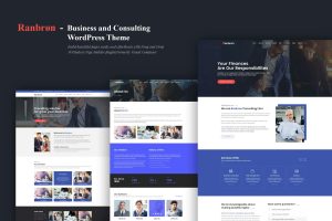 Download Ranbron - Business and Consulting WordPress Theme Beautiful consulting theme focused on high converting design.