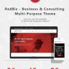 Download RedBiz - Finance & Consulting Multi-Purpose WordPr advisor, analytical, audit, broker, brokerage, business, business wp, company, consulting, consulti