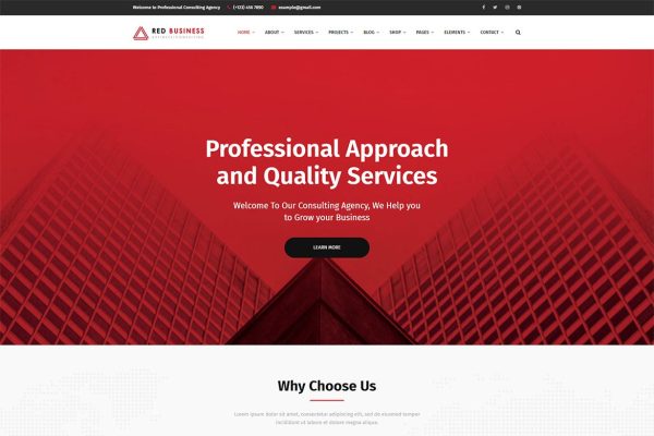 Download RedBiz - Finance & Consulting Multi-Purpose WordPr advisor, analytical, audit, broker, brokerage, business, business wp, company, consulting, consulti