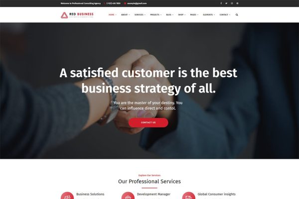 Download RedBiz - Finance & Consulting Multi-Purpose WordPr advisor, analytical, audit, broker, brokerage, business, business wp, company, consulting, consulti