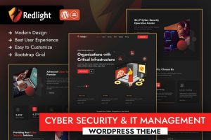 Download Redlight Cyber Security & IT Management WordPress Cyber Security & IT Management WordPress