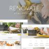 Download Renovate - Construction Renovation Template HTML Template with cost calculator tool for remodeling, construction and building business.