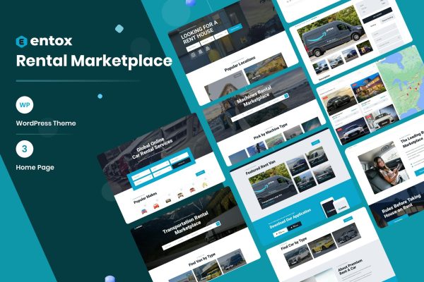 Download Rental Marketplace WordPress Theme - Entox You can use Entox to build a listing directory rental WordPress theme