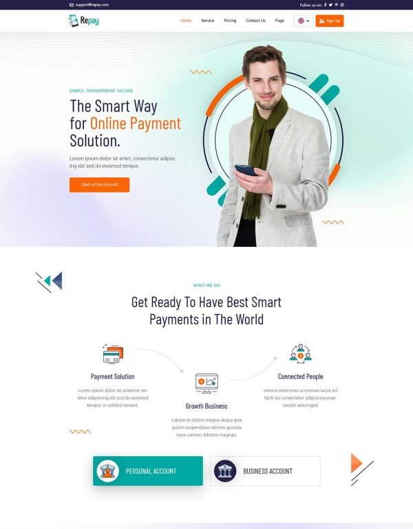 Download Repay | Payment Gateway WordPress Theme Payment Gateway WordPress Theme