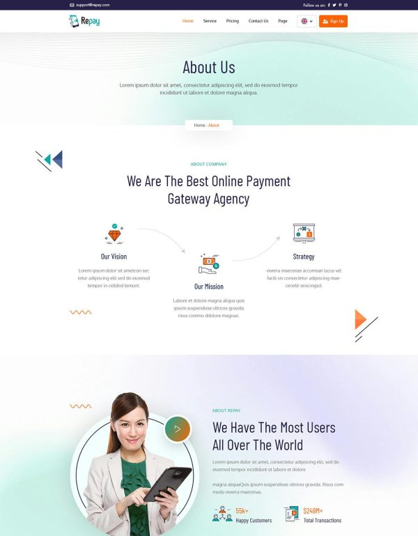 Download Repay | Payment Gateway WordPress Theme Payment Gateway WordPress Theme