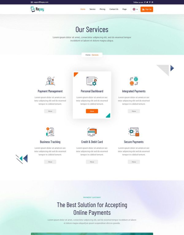 Download Repay | Payment Gateway WordPress Theme Payment Gateway WordPress Theme