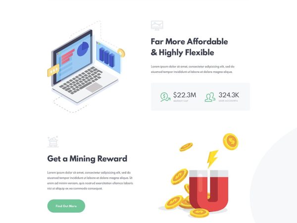 Download RexCoin - Cryptocurrency & Coin ICO WordPress A Multi-Purpose Cryptocurrency & Crypto Coin ICO WordPress Theme