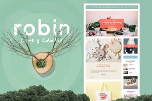 Download Robin - Cute & Colorful Blog Theme One of the best rated personal blog themes for WordPress.