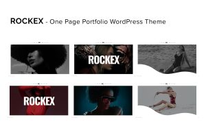 Download Rockex - One Page Portfolio WordPress Theme agency, creative, designer, developer, elementor, fullscreen, gallery, jquery, modern, one page