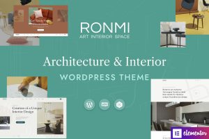 Download Ronmi - Architecture and Interior Design WordPress 10 Diffirent Homepage, Elementor Page Builder | 1 Click Install & Advanced Live Customizer