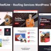 Download RoofLine - Roofing Services WordPress Theme construction, exterior, maintenance, painting, remodeling, renovation, repair service, roof repair