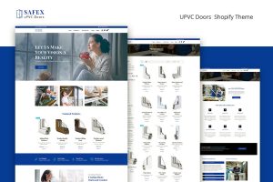 Download Safex - Hardware Shop, UPVC Furniture Shopify Responisve Shopify Template for Home Decor, Building Materials, Curtain Rods, Window Glasses, Doors