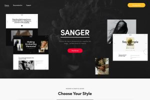 Download Sanger Personal Portfolio for Creatives WordPress Theme