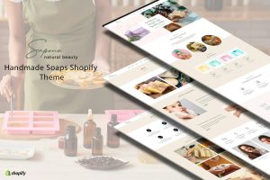 Download Sapone - Handmade Organic Soap Shopify Theme Beauty Products, Skincare eCommerce store, Technology, organic products, 2.0, Homemade,soap variety.