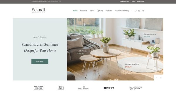 Download Scandi - Decor & Furniture Shop WooCommerce Theme Modern and multipurpose  eCommerce WordPress theme