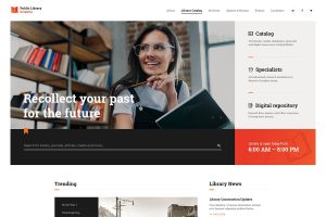 Download Scientia Public Library & Book Store Education WordPress Theme