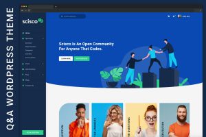 Download Scisco - Questions and Answers WordPress Theme Create a full-featured Q&A network for your online community