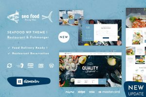 Download Seafood Restaurant WordPress Theme Food Delivery & Restaurant Order Management | Seafood Restaurant Reservations, More Payment Options