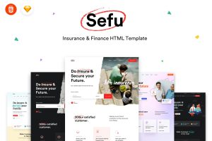 Download Sefu - Insurance & Finance HTML Template Sefu is a clean, creative, unique Insurance HTML5 template