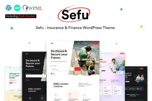 Download Sefu - Insurance & Finance WordPress Theme Sefu is a clean, creative, unique WordPress theme that fits for all kinds of Insurance bussines.