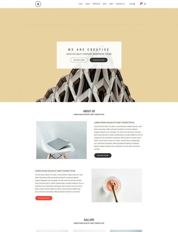 Download Seline - Creative Portfolio WordPress Theme blog, business, creative, cv, gallery, minimal, modern, multi-purpose, one page, portfolio, shop