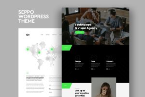 Download Seppo - Corporate One Page WordPress Theme Dark one page WordPress theme with amazing Revolution Slider plugin included.