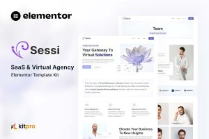 Download Sessi - Saas & Virtual Agency Elementor Template Kit
