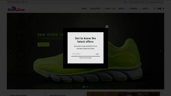 Download Shoe Zone | Shopify Theme for Shoe, Footwear Store