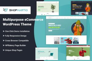 Download Shopmartio – Multipurpose eCommerce WordPress Them Multipurpose eCommerce WordPress Theme Designed for Online Shopping store
