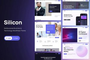 Download Silicon - Multipurpose Technology WordPress Theme 100+ flexible sections for unique layouts with Dark Mode included for all pages.