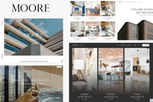 Download Single Property WordPress Theme - Moore Moore is a clean and elegant single property and apartment complex WordPress theme