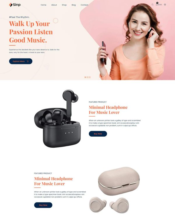 Download Sinp - Single Product Multipurpose Shopify Theme Single Product Multipurpose Shopify Theme