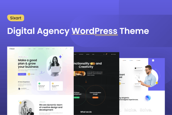 Download Sixart - Digital Agency WordPress Theme Sixart - Digital Agency WordPress Theme