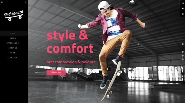 Download Skate board - Fullscreen Sports Shopify Theme Modern and Funky Sports products E-Commerce Store Theme. Unique Shopify Options & Creative Designs.