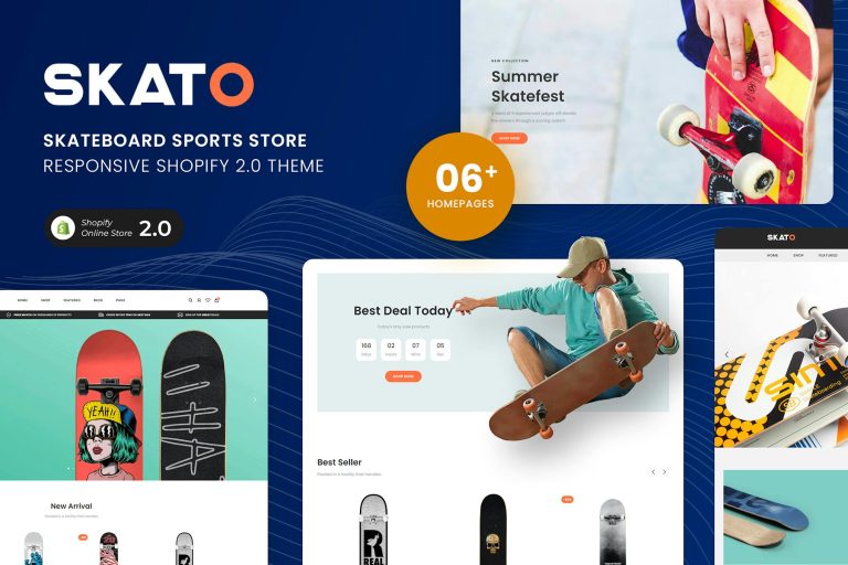 Download Skato - Skateboard Sports Store Shopify 2.0 Theme Skateboard Sports Store Shopify 2.0 Theme
