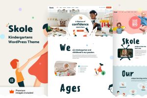 Download Skole - Children Kids School WordPress Theme The Ultimate Niche WordPress Elementor Pro Theme for Preschool and Kindergartens