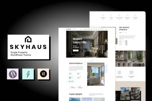 Download Skyhaus - Single Property One Page Theme Single Property One Page Theme