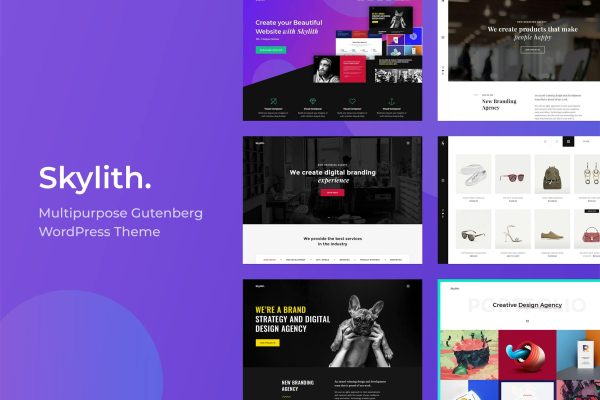 Download Skylith | Multipurpose Gutenberg WordPress Theme Skylith – is a multipurpose theme based on Gutenberg for portfolios and corporate clients