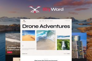 Download Skyward Drone Aerial Videography WordPress Theme