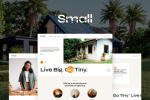 Download Small Tiny House Living Lifestyle WordPress Theme