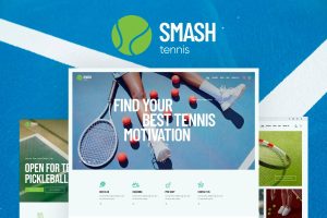 Download Smash Tennis WordPress Theme