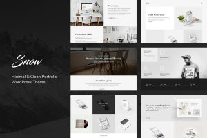 Download Snow | Minimal & Clean WordPress Portfolio Theme Snow theme will suite for designers, photographers, web agencies and studios, freelancers and so on