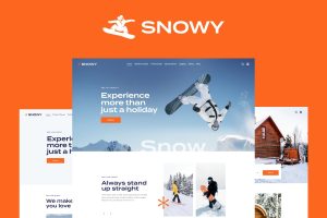Download Snowy Ski Resort & Snowboarding WordPress Theme