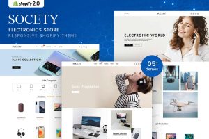 Download Socety - Electronics Store Shopify Theme Electronics Store Shopify Theme